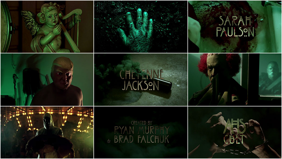 American Horror Story 7 Seasons of Title Design — Art of the Title