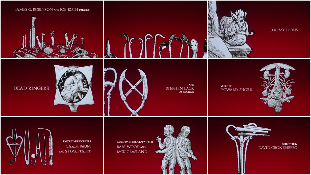 Dead Ringers (1988) Art of the Title