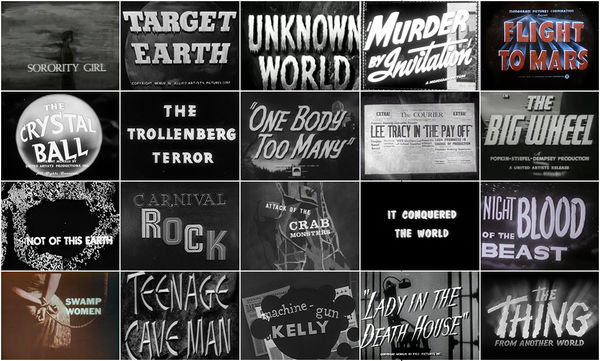 They Came From Within B Movie Title Design Of The 1940s